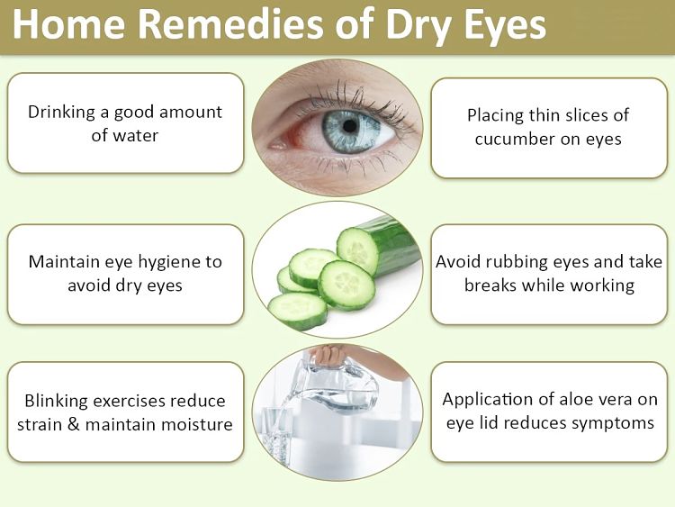 Simple Remedies for Dry Eyes using everday methods
