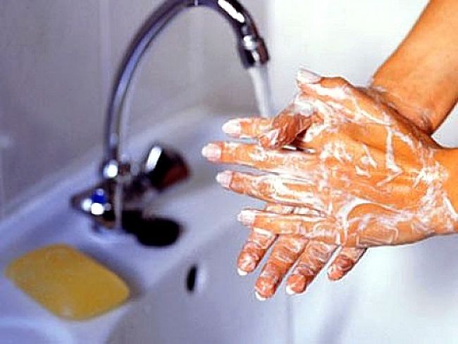 Wash those hands well and carefully