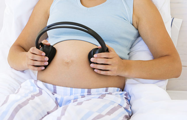 Babies can hear and respond to music in the womb