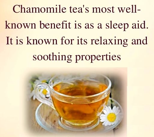 Simple benefits of chamomile tea