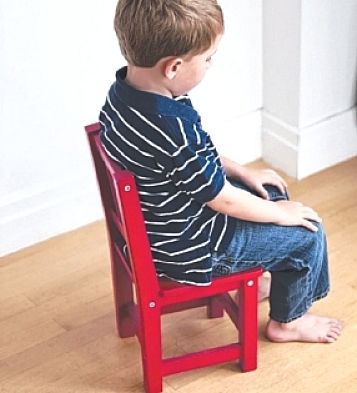 The common strategy of Time Out in the Naughty Corner is not recommended as children are too young and incapable of reflecting on their emotional outburst.