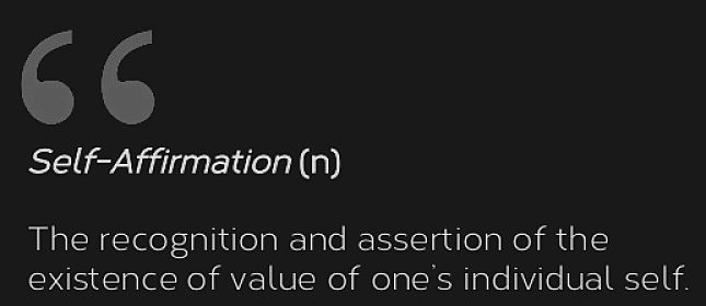 What is self-assertion