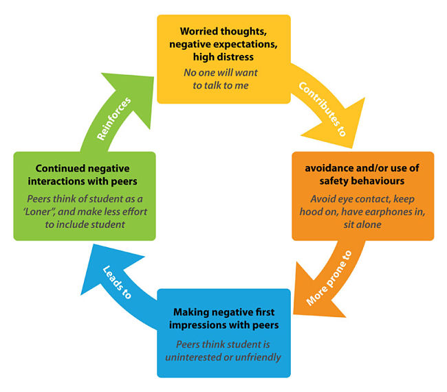 The cycle of increased sensitivity for Social Anxiety Disorder